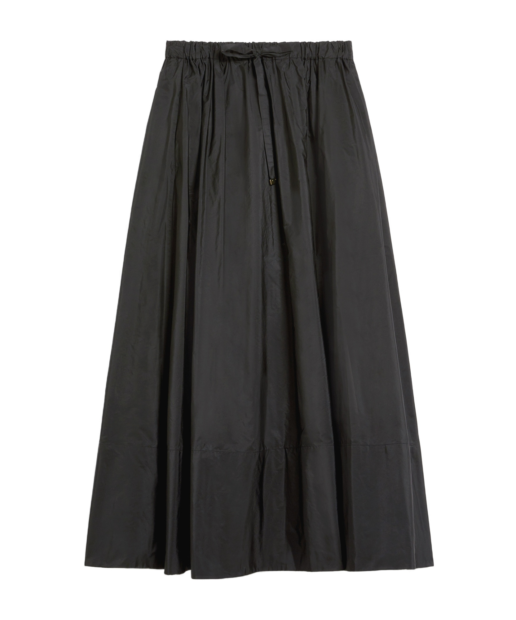 Max Mara Elastic Waist Skirt In Black