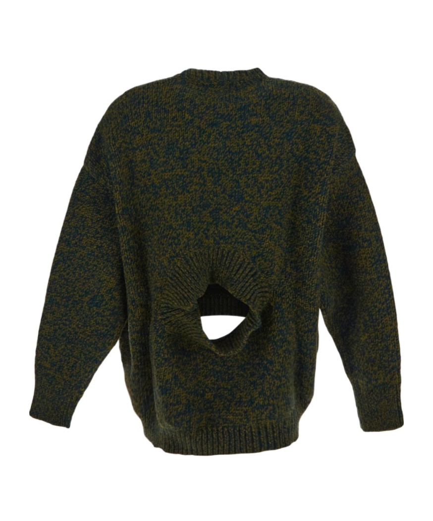 LOEWE MULTI-PANEL DESIGN WOOL-BLEND JUMPER 