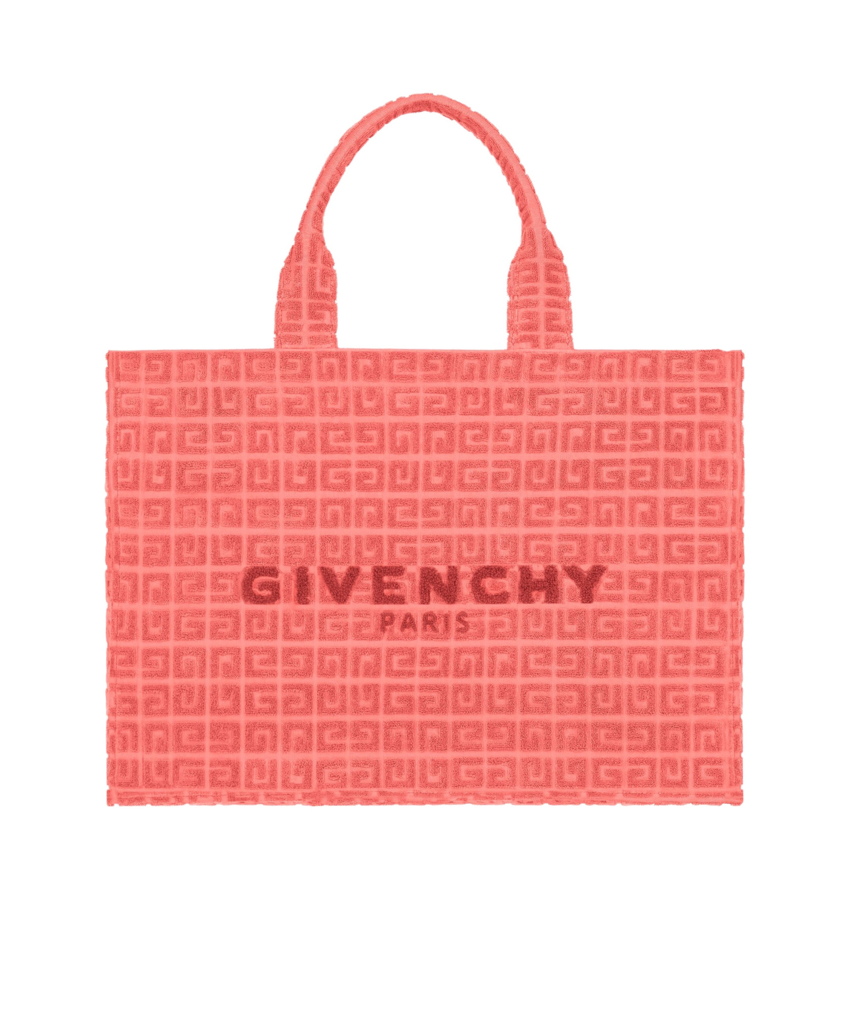 Givenchy Medium G-tote Bag In 4g Cotton Towelling In Pink