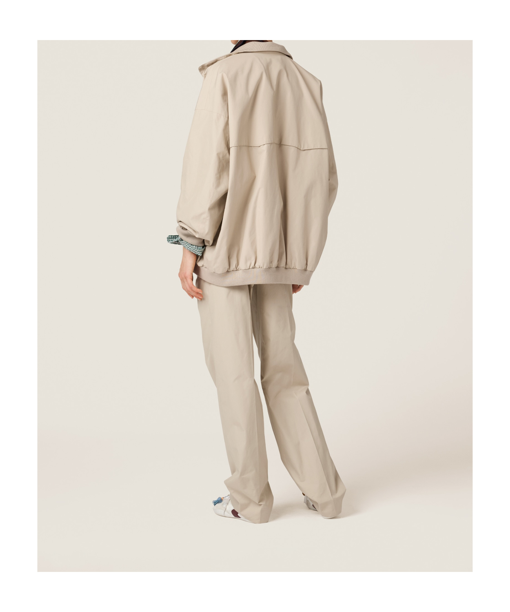 Miu Miu Panama Cotton Blouson Jacket
