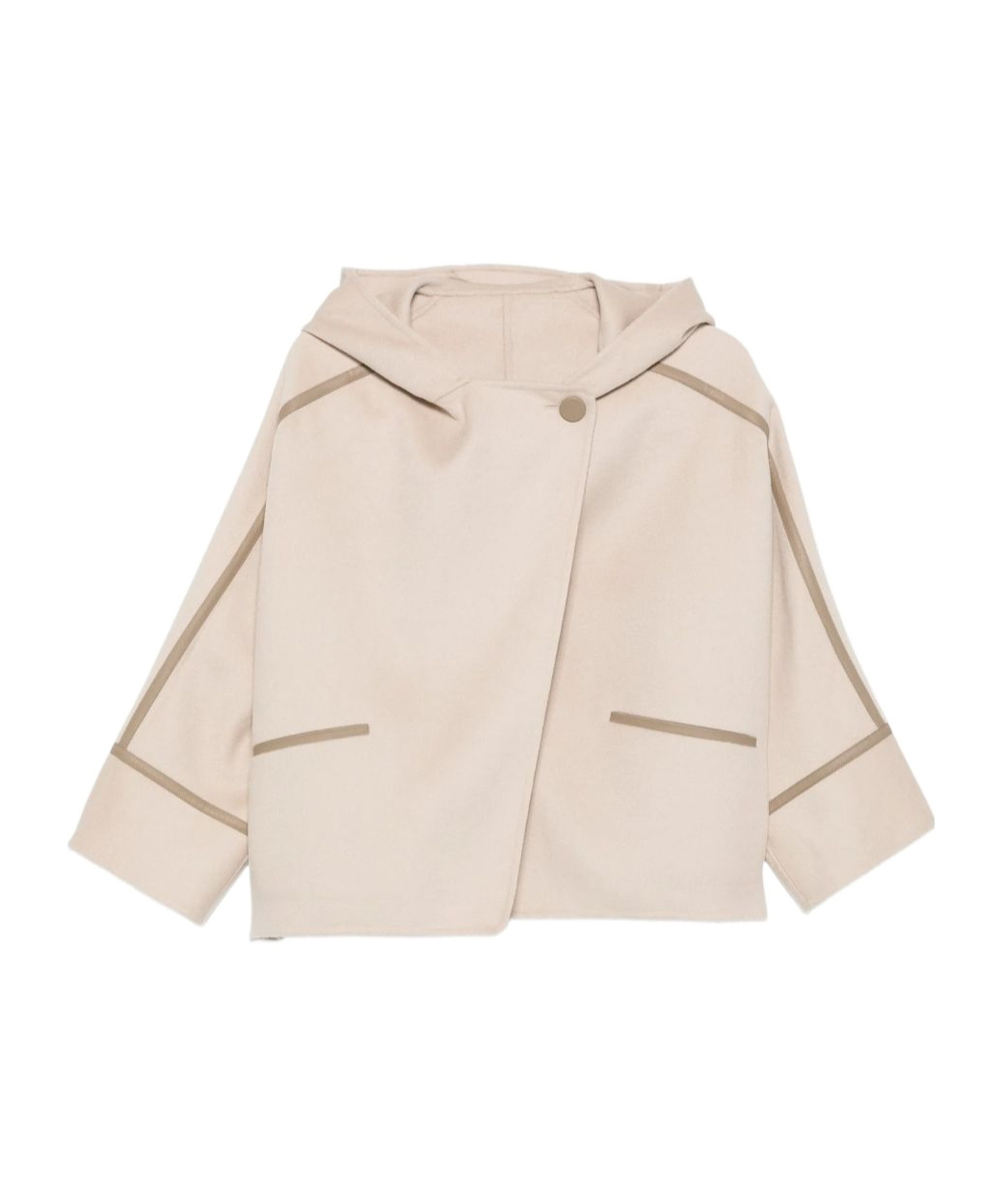 Yves Salomon Hooded Coat In Pink