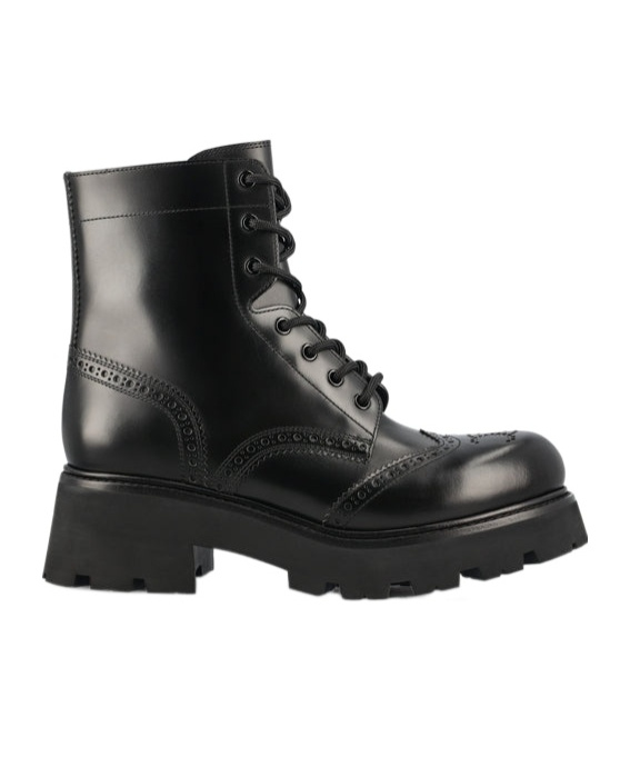 Celine Round-head Short Boots In Black