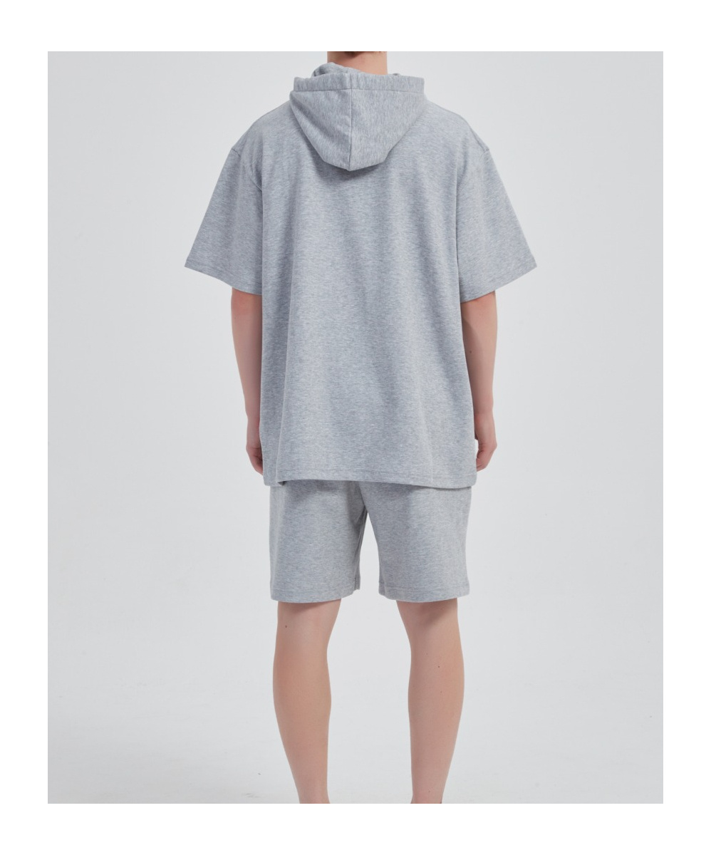 Marissa Chiara Webbing Drawstring Shorts In Gray
