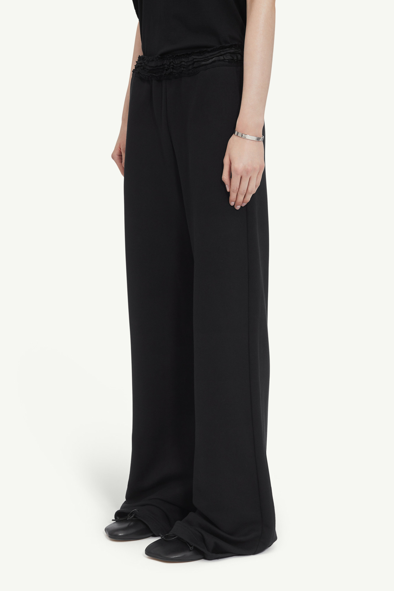 MM6 MAISON MARGIELA UNBRUSHED SWEAT JERSEY TROUSERS