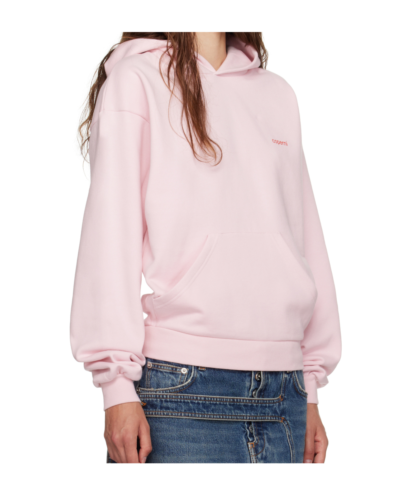 Coperni Hoodie With Logo In Pink