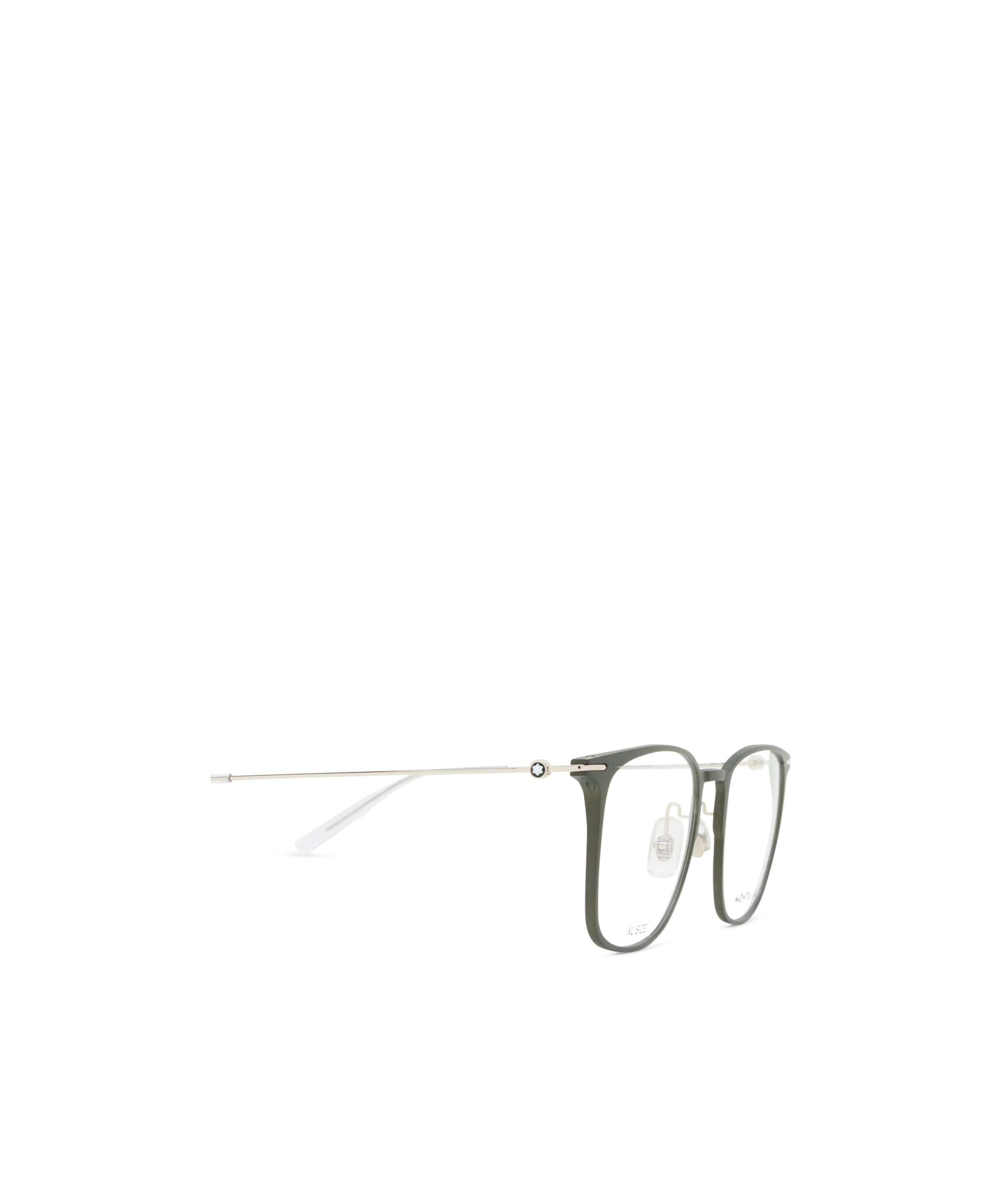 Montblanc Eyewear Square Frame Glasses In Gray