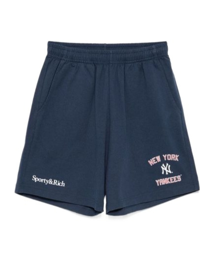 Sporty And Rich Logo-print Track Shorts