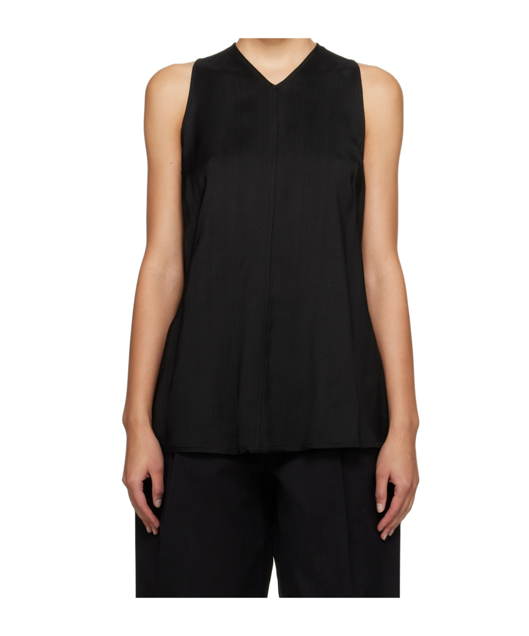 Studio Nicholson Forres Sleeveless Blouse In Black
