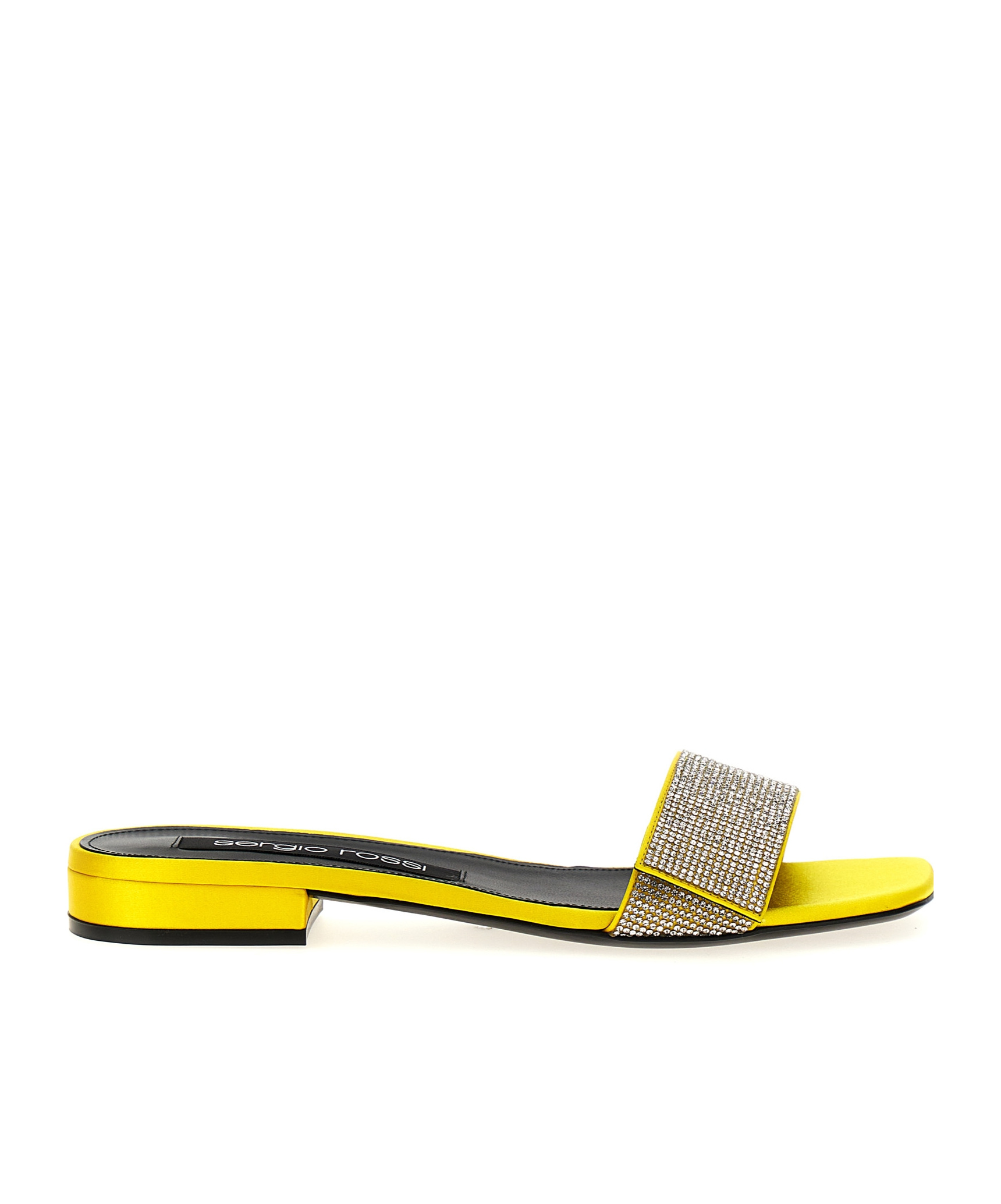 Shop Sergio Rossi Sr Paris Sandals In Yellow