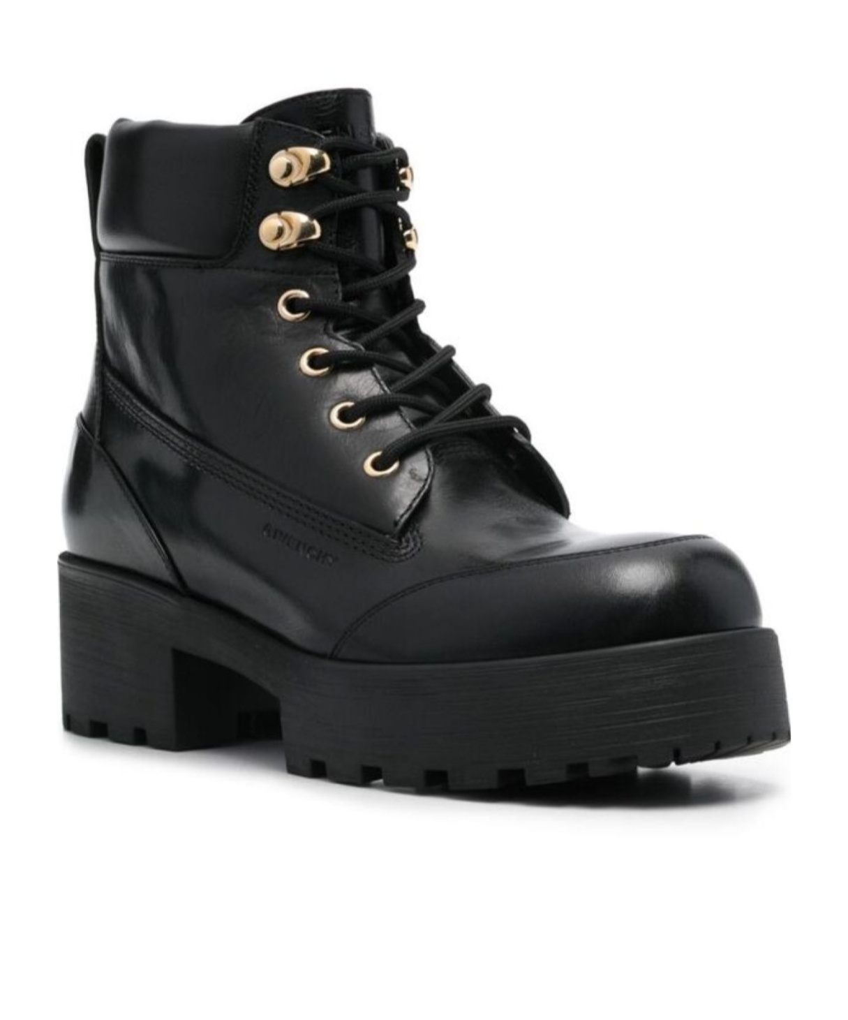 Givenchy Trekker Leather Combat Boots In Black