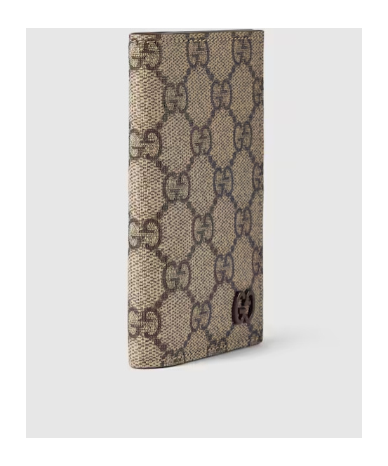 Gucci Gg Detail Card Holder In Nude