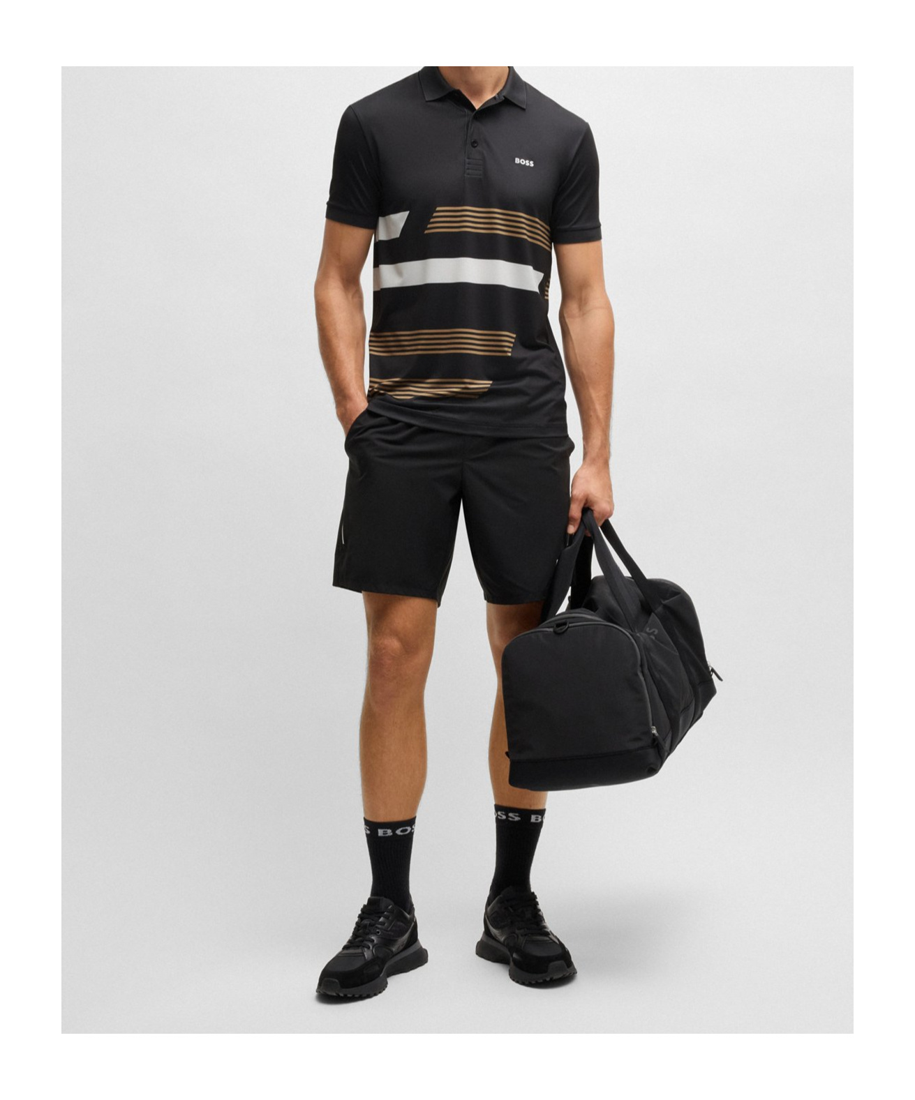 Hugo Boss Boss T-shirts And Polos In Black