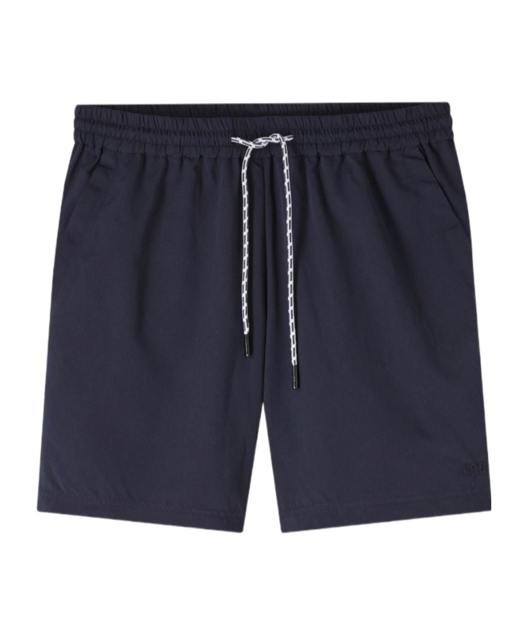 Apc Drawstring Swimming Trunks In Navy Blue