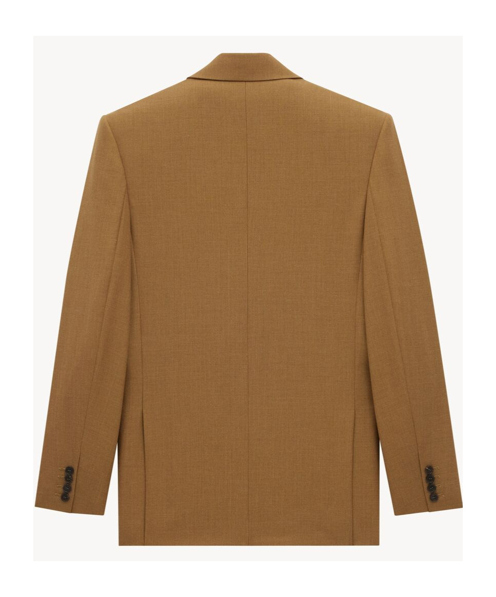 Saint Laurent Jacket In Wool Chiné