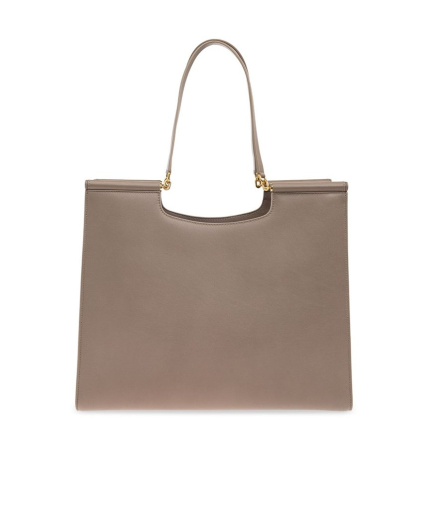 Dolce & Gabbana Shopping Sicily Grande In Brown