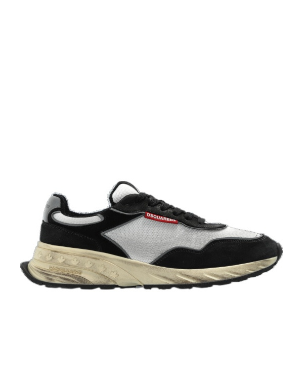 Shop Dsquared2 Sprinter Sneakers In Black