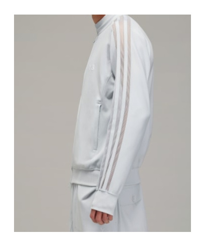 Y-3 Three-stripes Logo-print Sweatshirt In Clear Gray