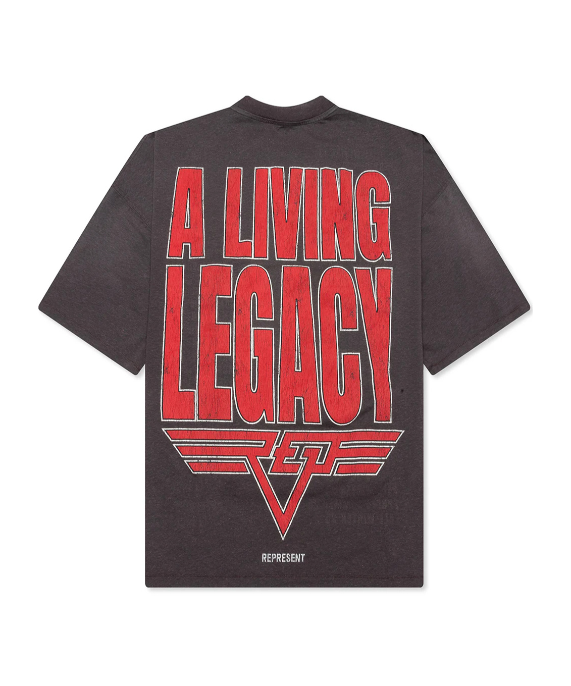 Represent Black Reversible Living Legacy Tour T-shirt In Black