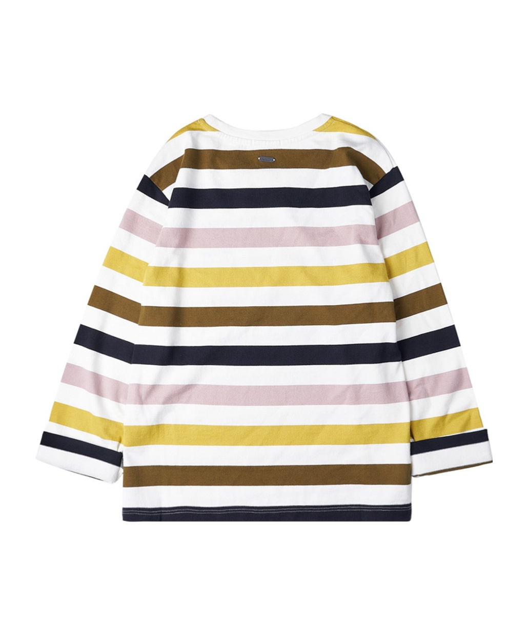 Barbour Long Sleeved Striped T-shirt In White