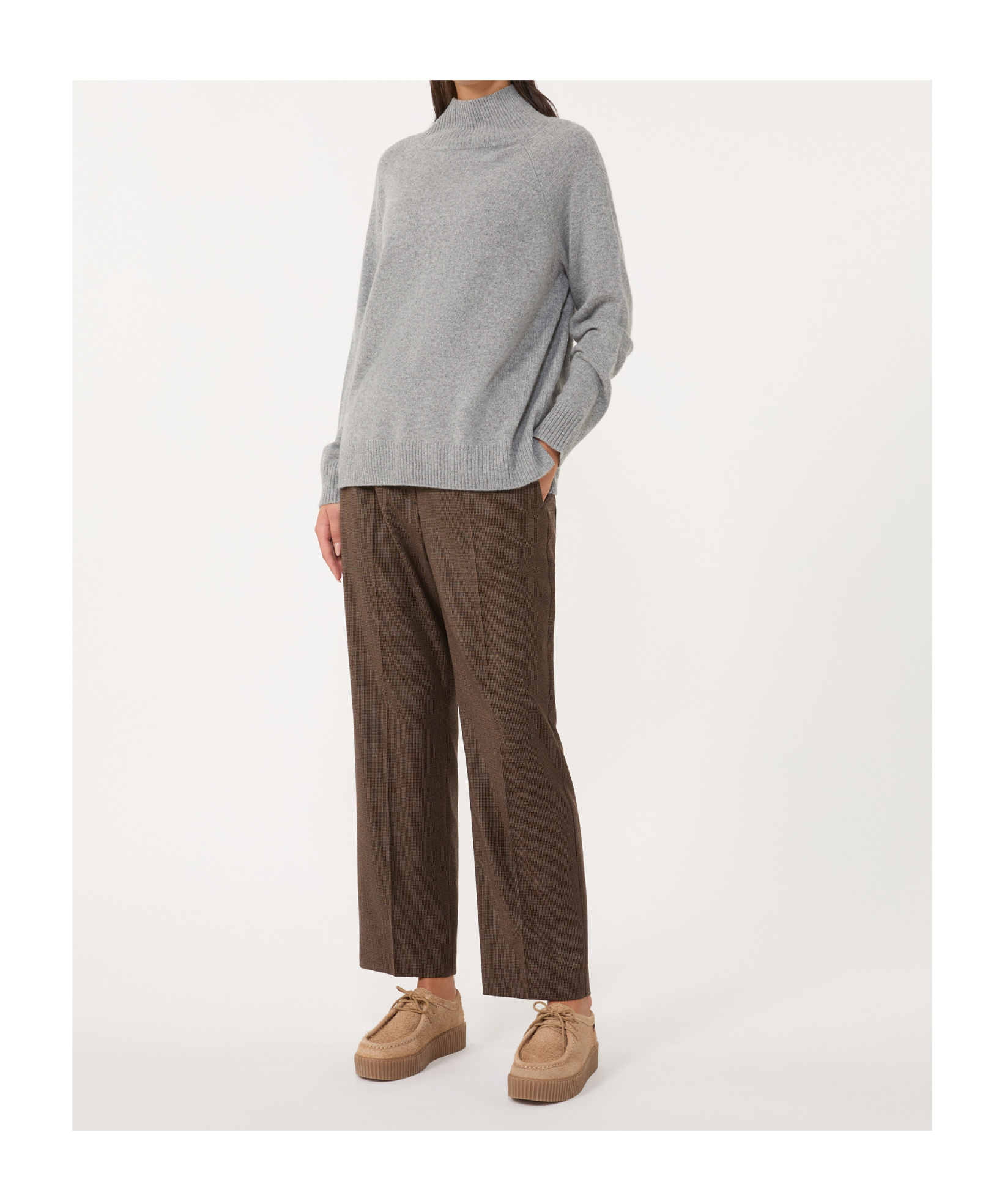 Weekend Max Mara Turtleneck Sweater In Animal Print
