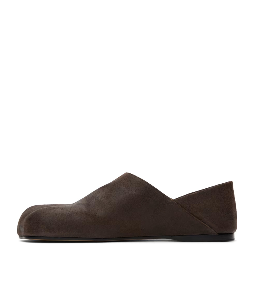 Jw Anderson Paw Leather Loafers In Black