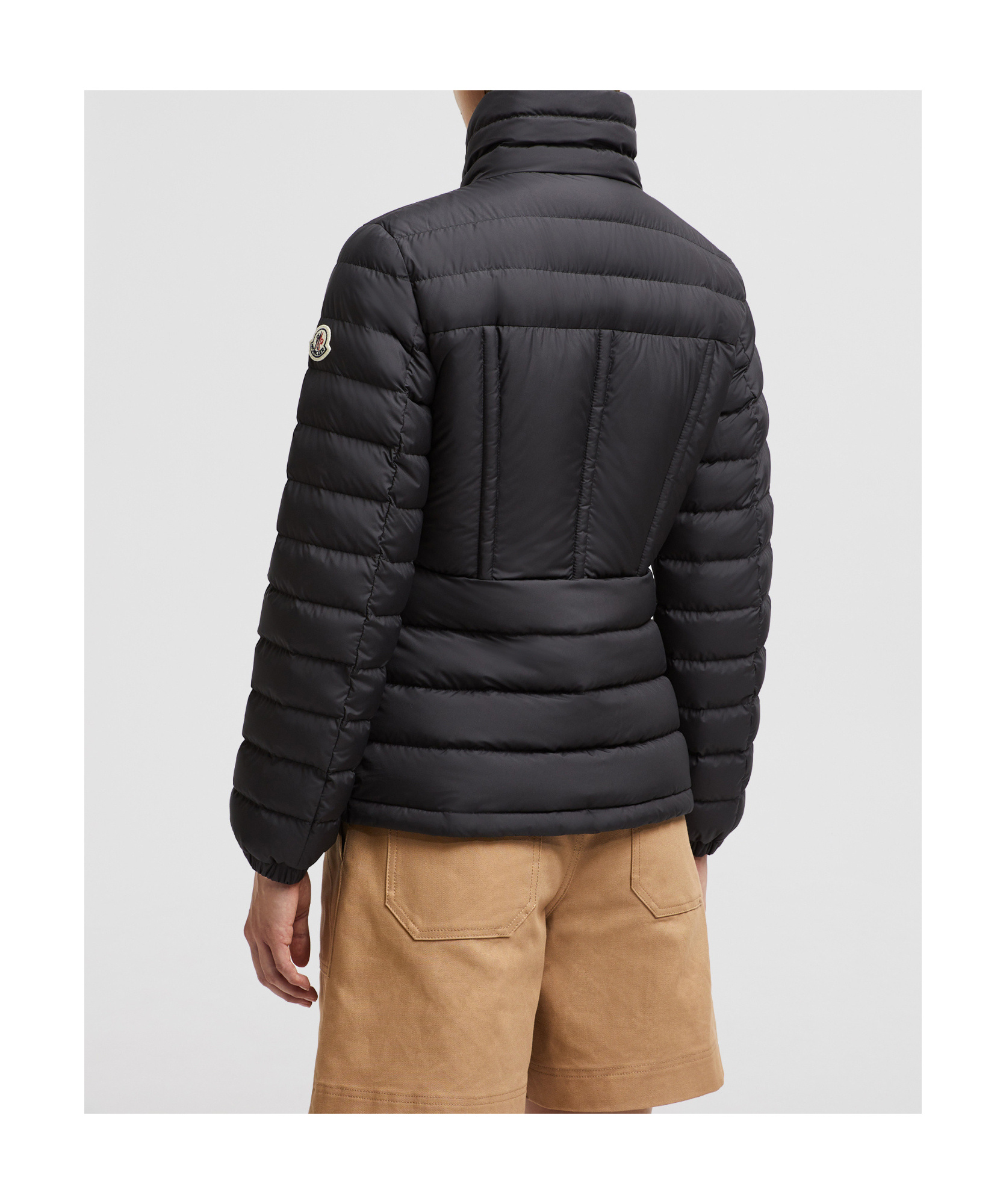 Moncler Doudoune Courte Abderos In Black
