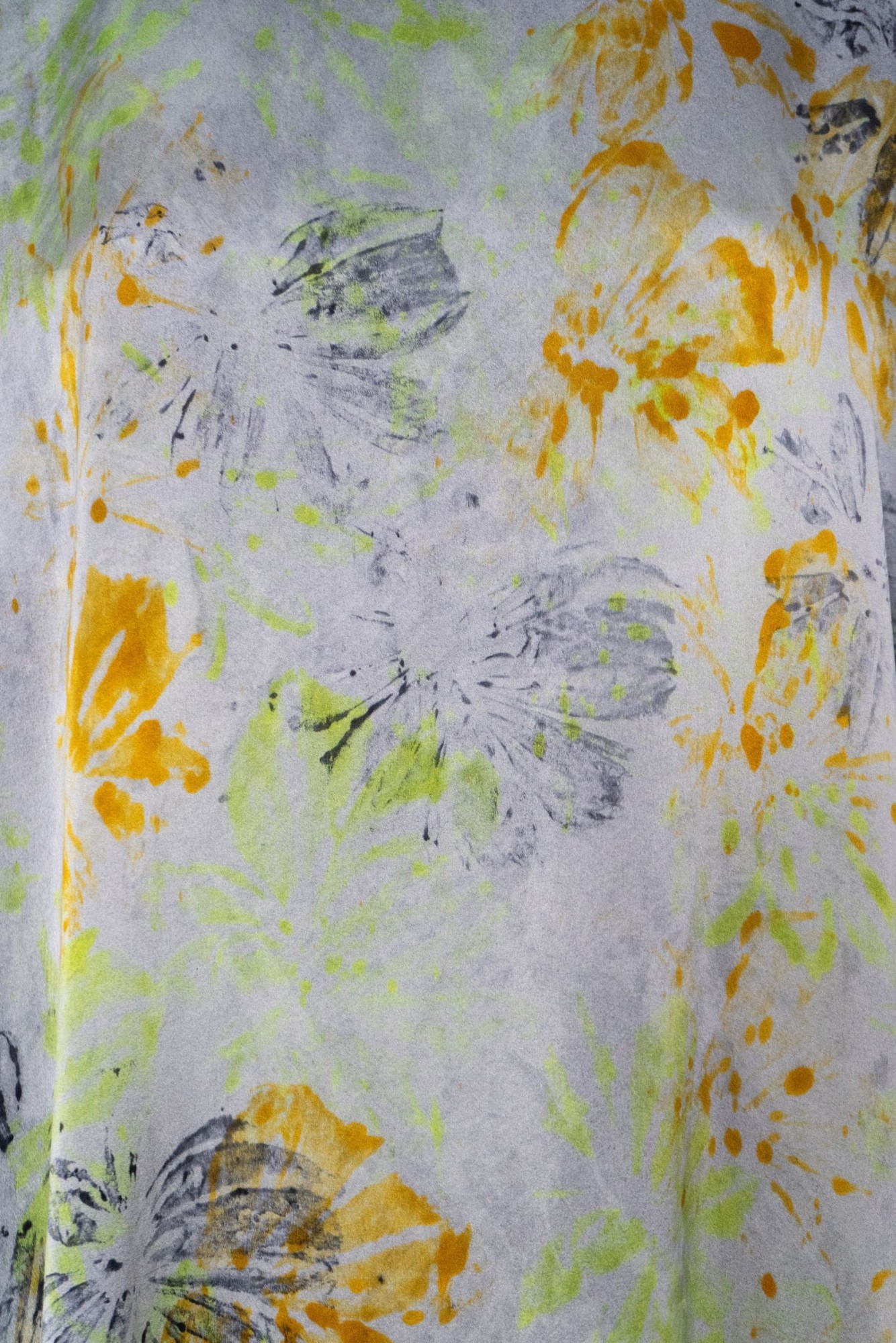 Avant Toi Print Dress In Gray