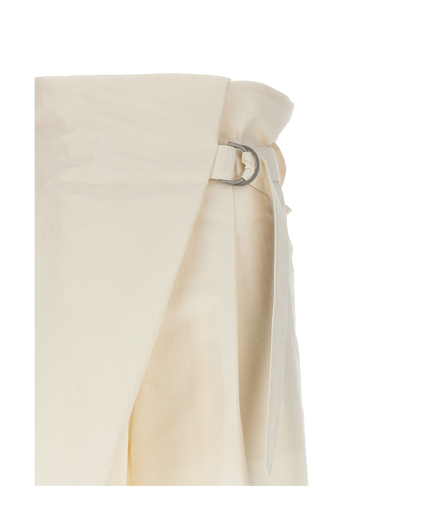 Shop Issey Miyake Enfold Elastic Waist Trousers In White