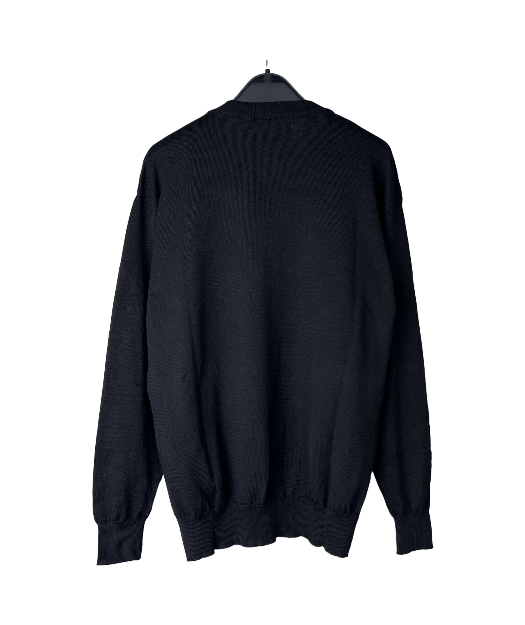 Moschino Crew Neck Sweater In Black