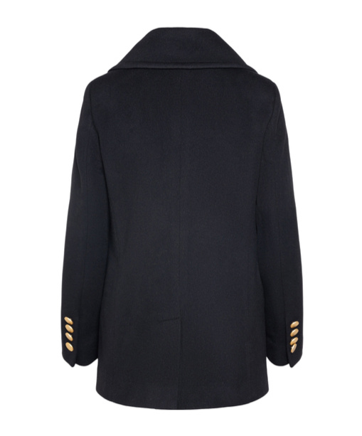Shop Tagliatore Flap-pocketed Double-breasted Coat