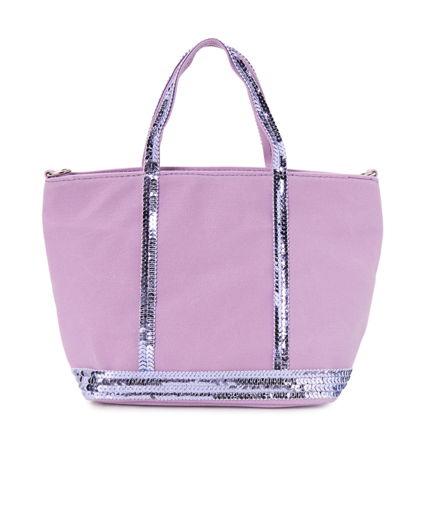 Vanessa Bruno Sequined Shoulder Bag In Purple