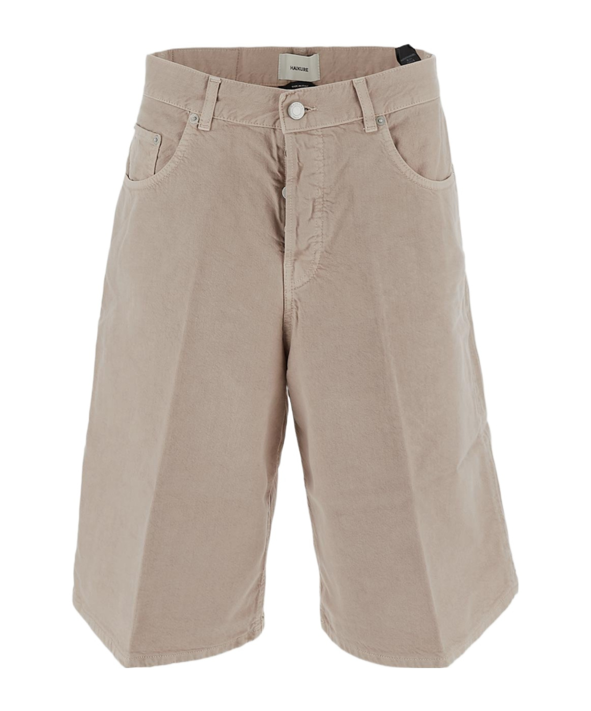 Haikure Denim Shorts With Belt Loops