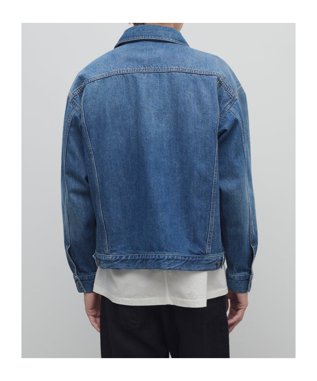 The Row Blue Seb Denim Jacket In Blue