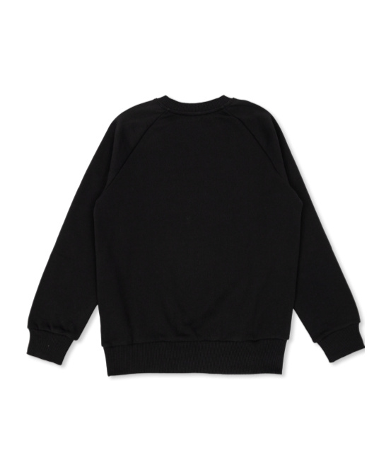 Balmain Logo-print Cotton Sweatshirt In Black