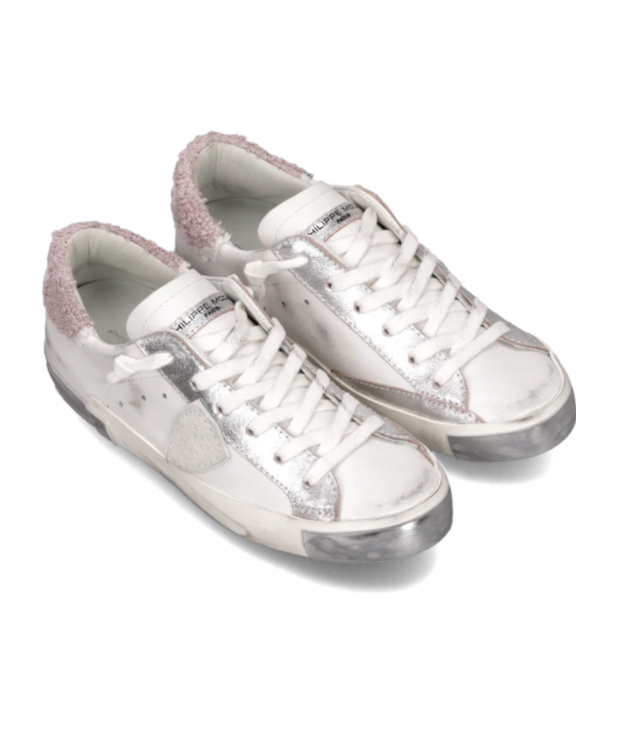 Philippe Model Distressed Sneakers