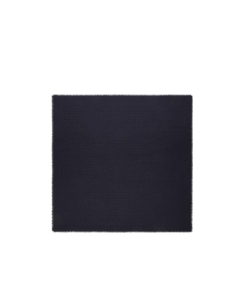 Valentino Toile Iconographe Wool Shawl In Black