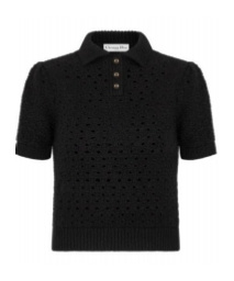 Dior Short-sleeved Sweater In Black