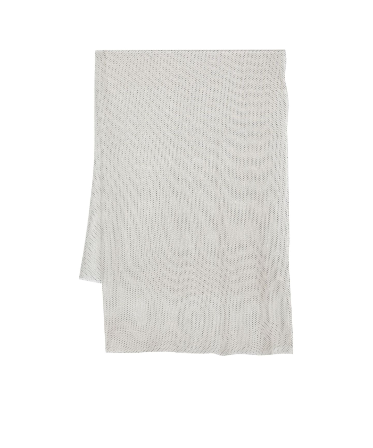 Shop Faliero Sarti Polka-dot Frayed Scarf In White