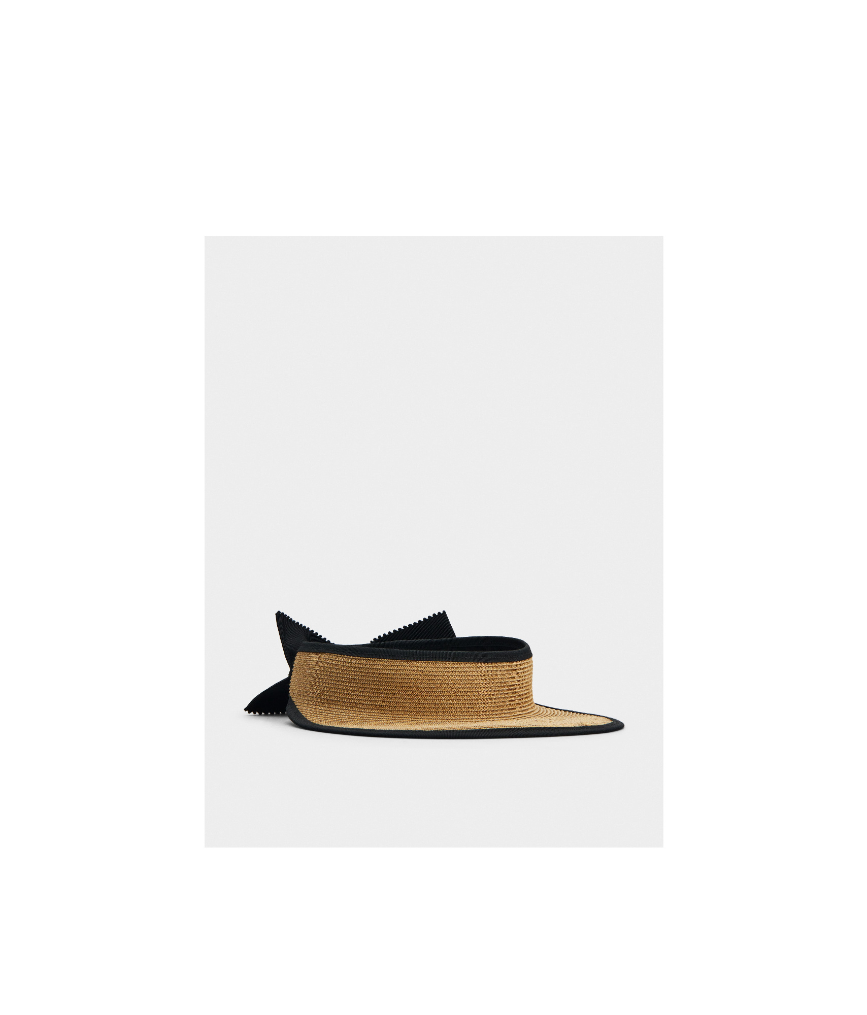 Roger Vivier Buckle A Sunshade Hat In Brown