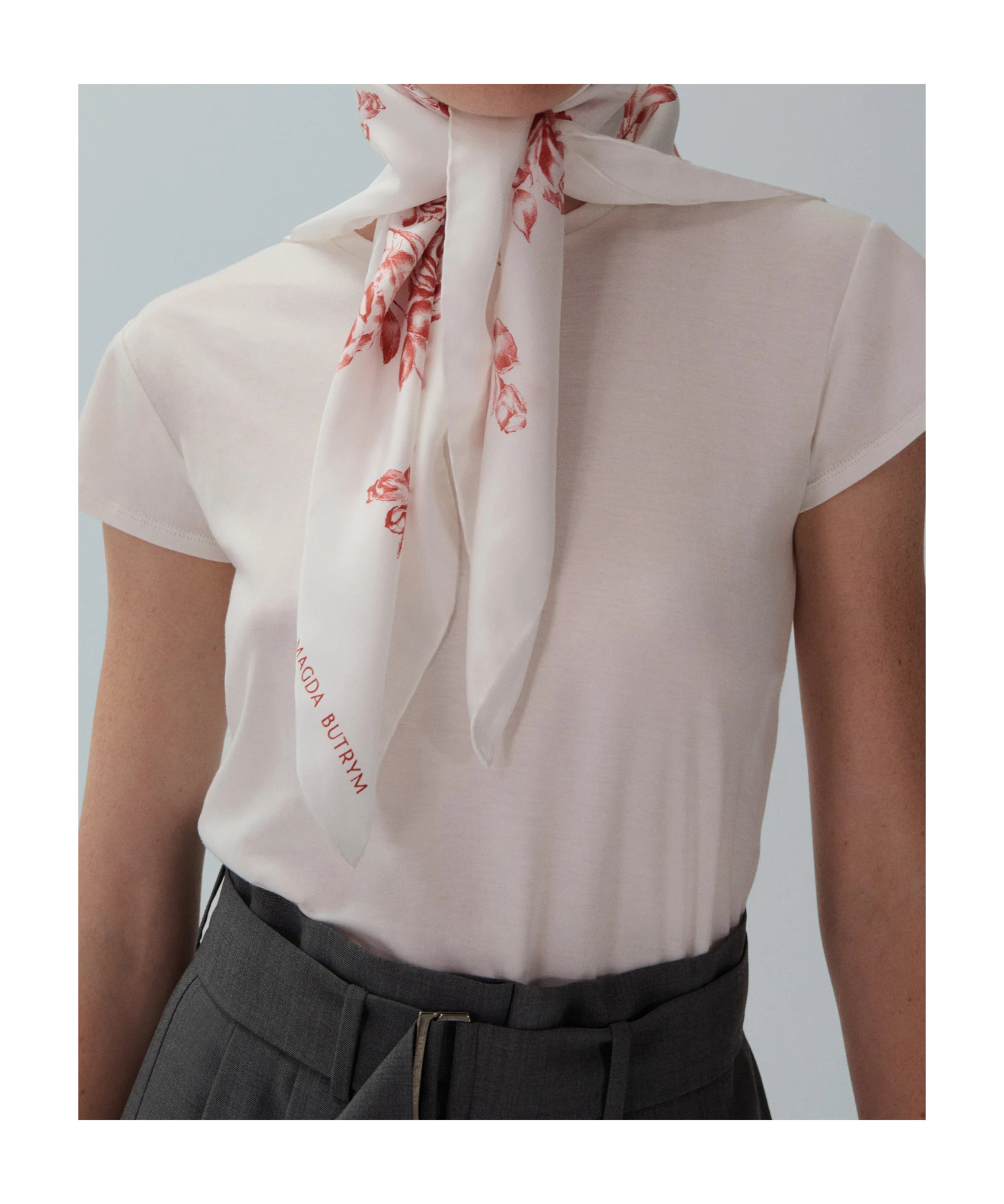 Magda Butrym T-shirt With Padded Shoulders