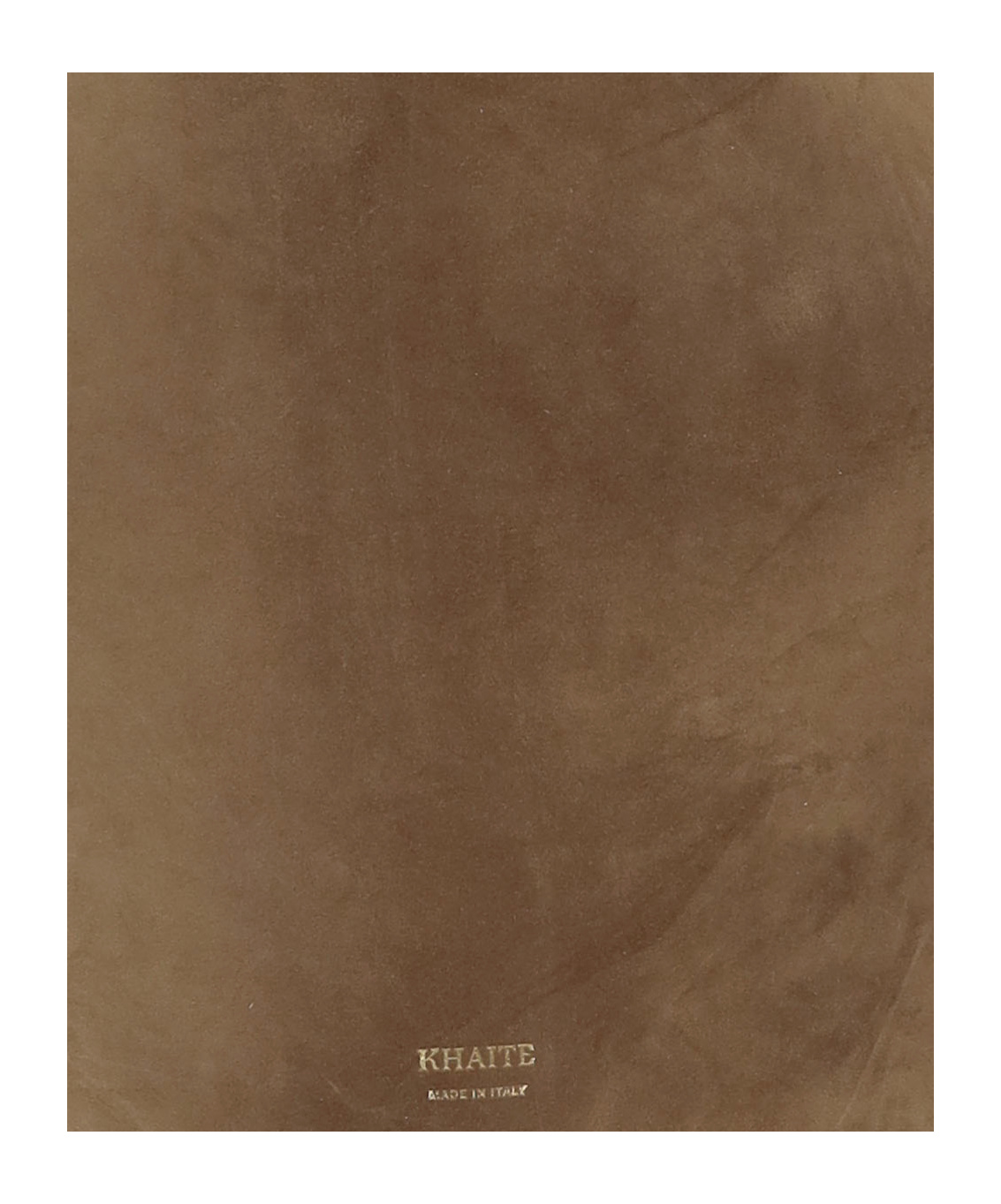 Khaite Small Lotus Tote In Mud Suede