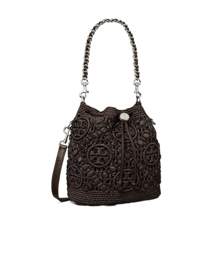 Tory Burch T Monogram Bucket Bag