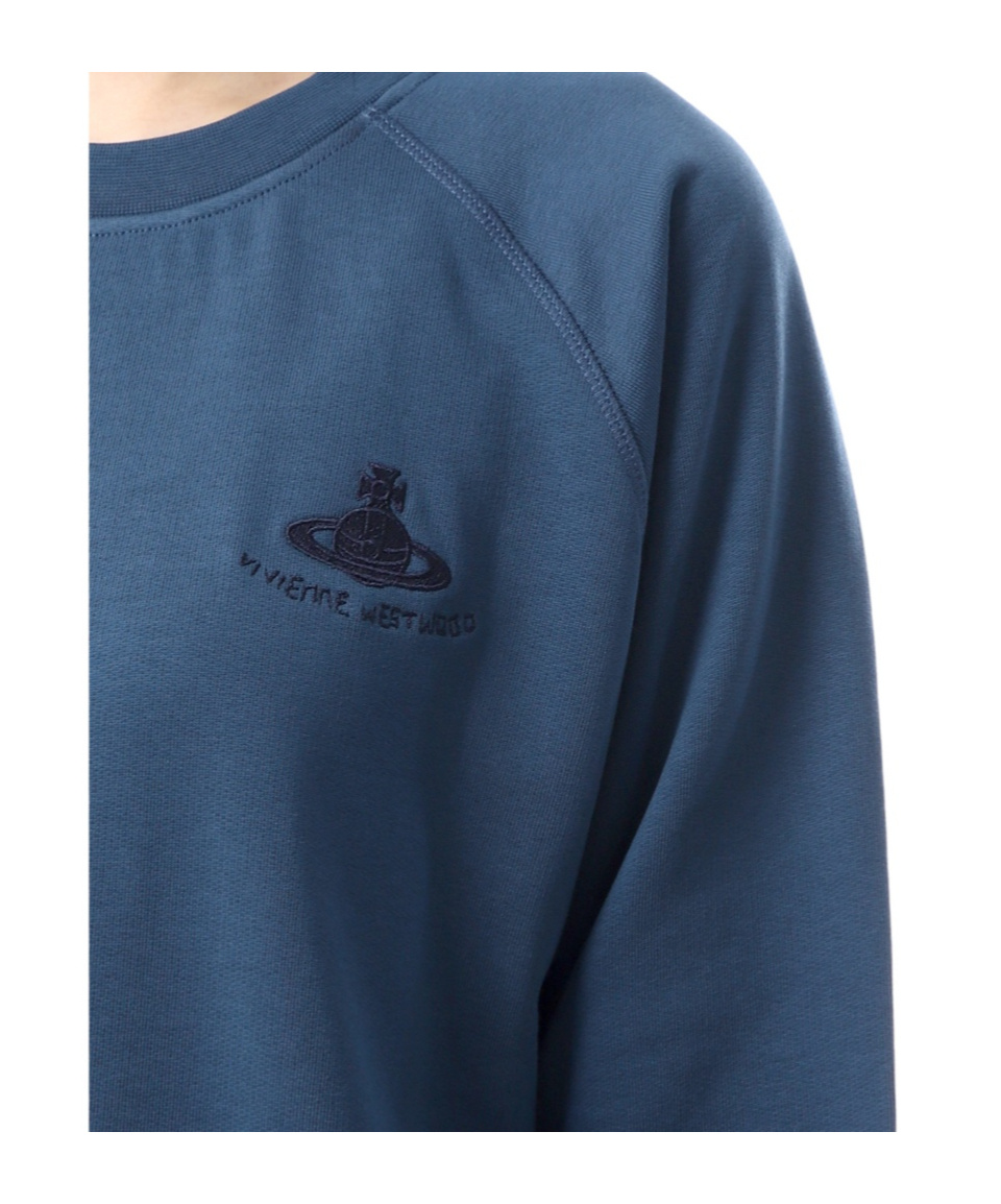 Vivienne Westwood Crew Neck Sweatshirt In Blue