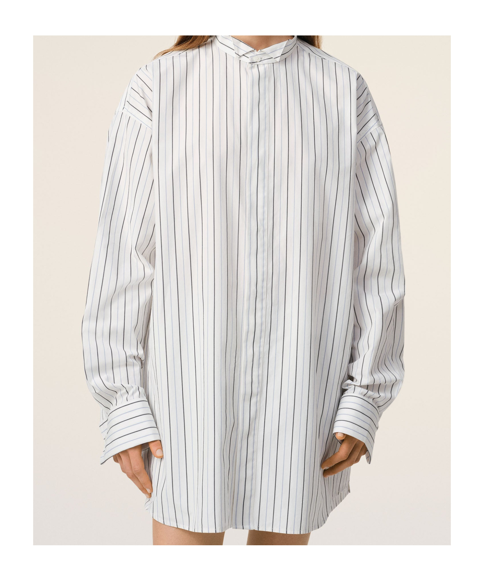 Ami Alexandre Mattiussi Striped Shirt In White