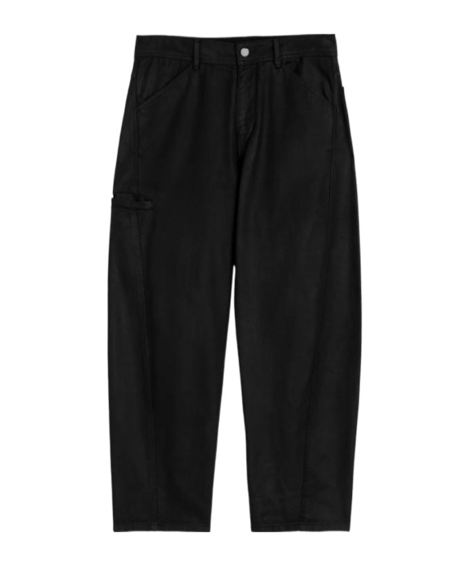Lemaire Belt-loop Casual Pants In Black