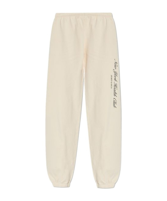 Sporty And Rich Logo Pattern Sweatpants
