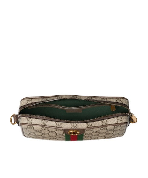 Gucci Ophidia Small Crossbody Bag In Brown