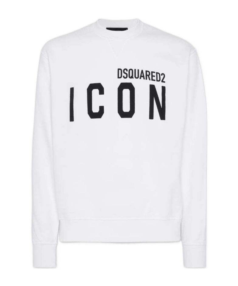 Dsquared2 Logo-print Sweatshirt In White