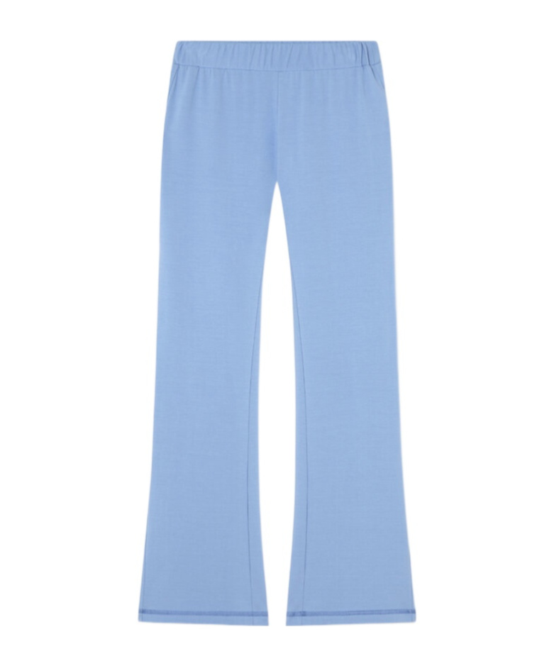 Versace Crystal Decoration Logo Sweatpants In Blue