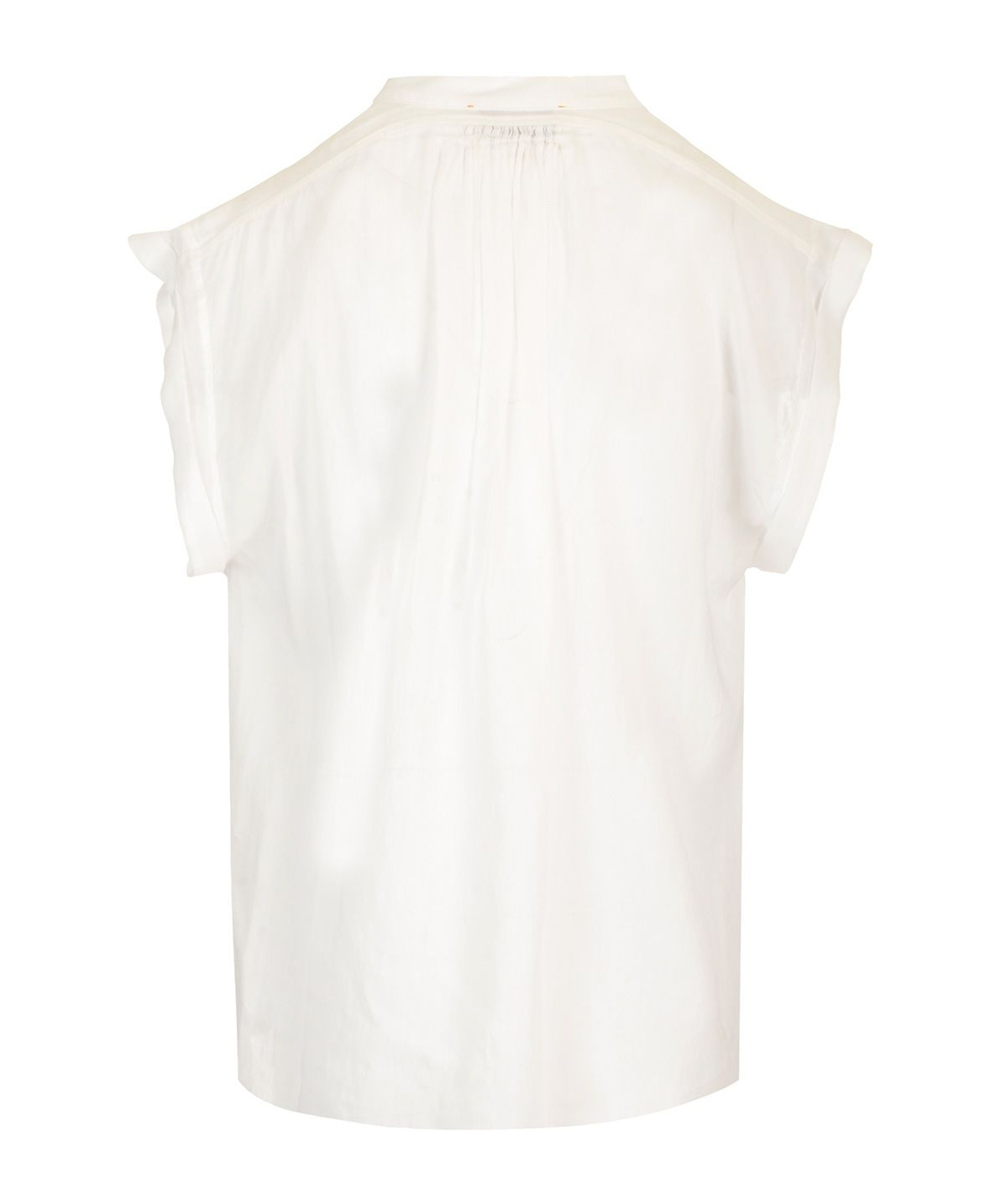 Forte Forte Sleeveless Button Shirt In White